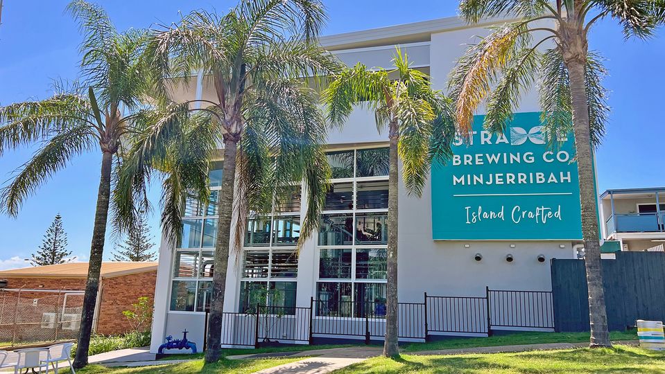 Straddie Brewing Co's dedicated tasting room and restaurant in Dunwich.