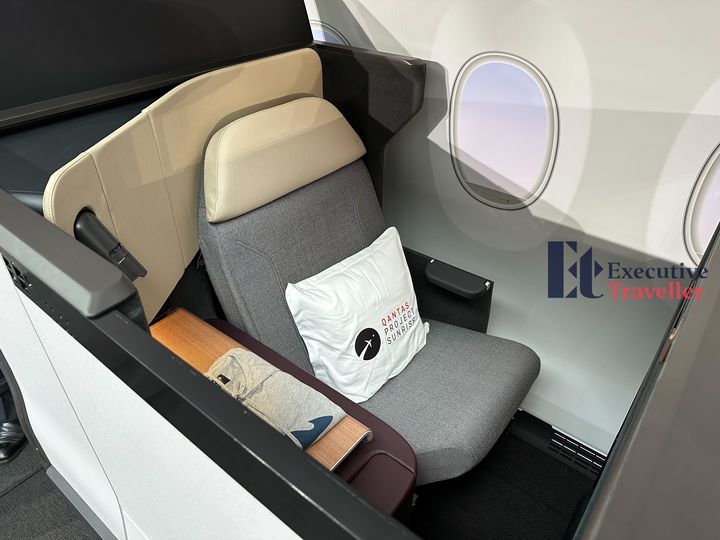 Up close with Qantas’ all-new A350 business class - Executive Traveller