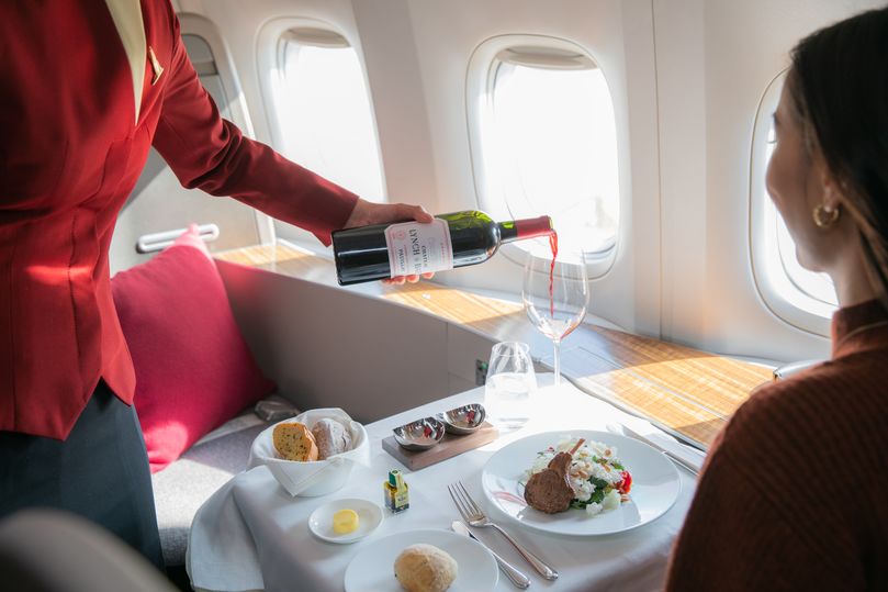 Don't miss out on Cathay Pacific’s enticing first class dining offerings – upgrade as early as you can!
