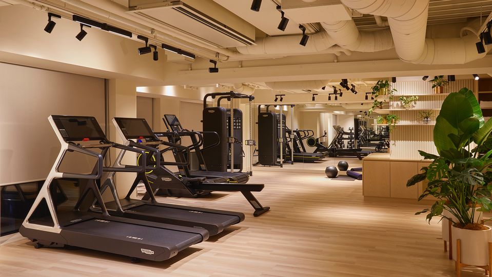 The 24-hour fitness centre offers regular yoga and fitness classes.