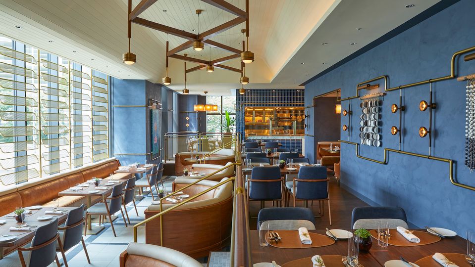 District brasserie is open daily from breakfast till late.