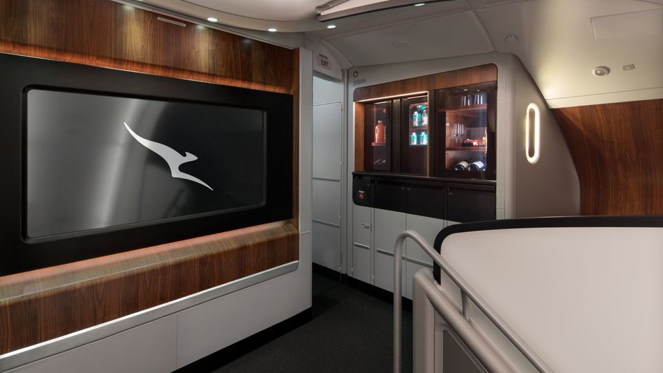 The new self-serve snack bar for business class passengers and lounge lizards.