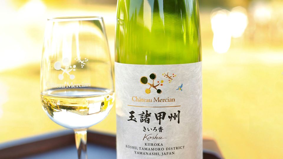 Koshu from Chateau Mercian pairs perfectly with sushi.. Chateau Mercian