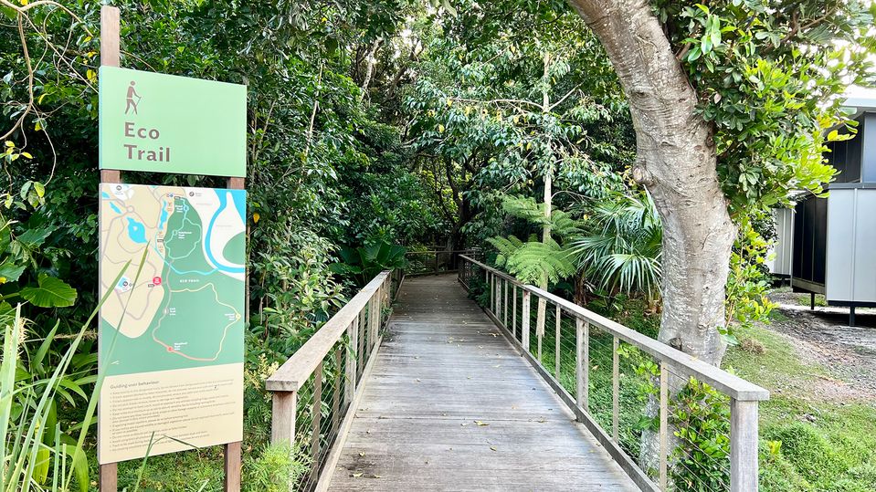 The resort is home to multiple signed trails through the surrounding landscape.