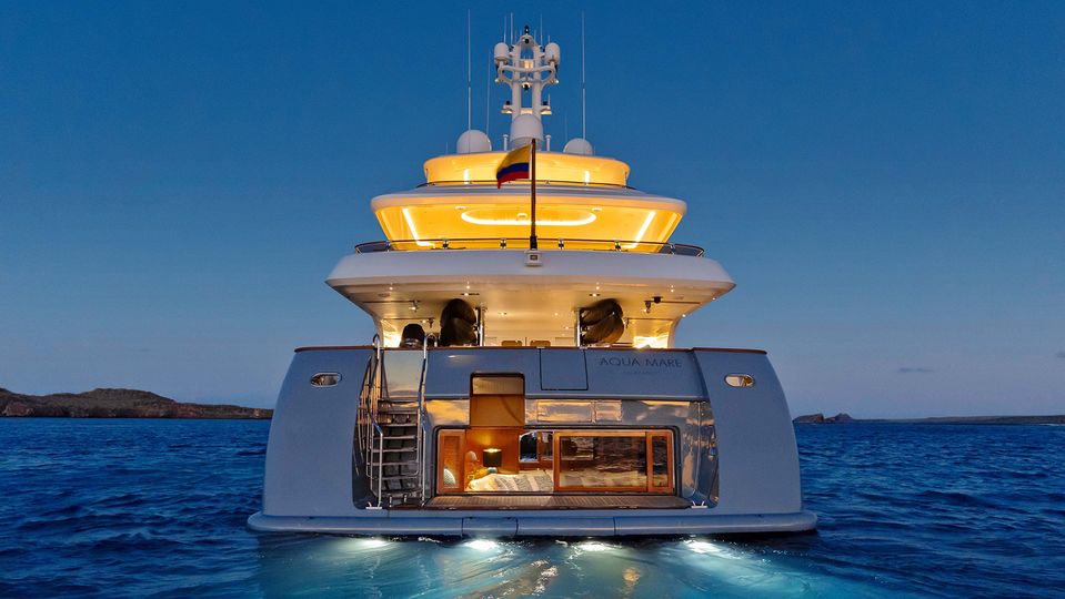 The seven-suite Aqua Mare is finished to an exceptional level of detail.. Aqua Expeditions