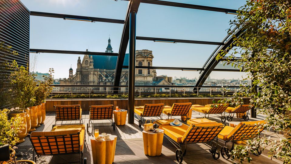 Want to soak up some rays? Make your way to the hotel's rooftop.