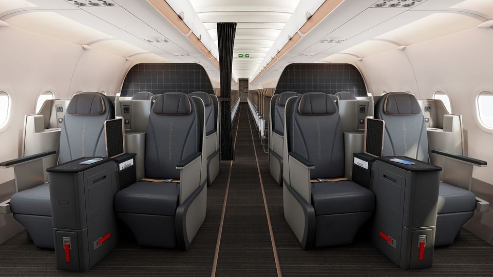 Starlux's A321neo business class.