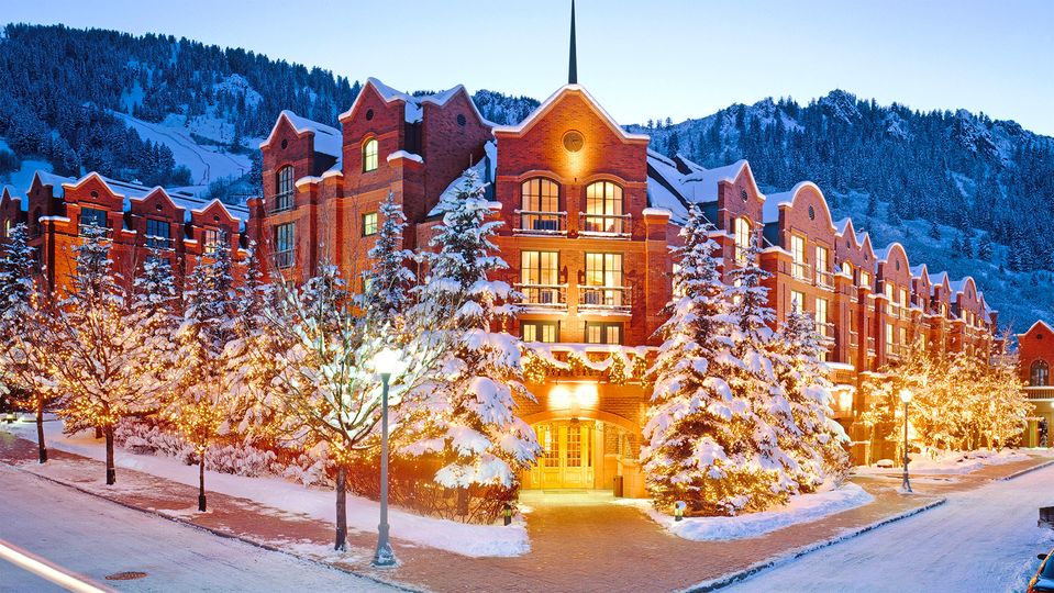 Though divine in summer, St Regis Aspen Resort looks especially inviting in the winter months.
