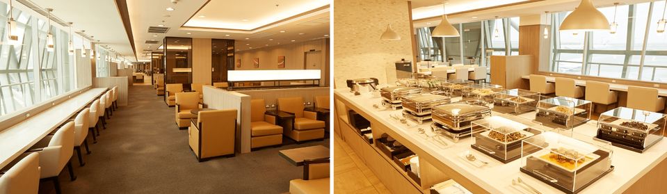 JAL's Bangkok business class lounge is like a little slice of Japan.