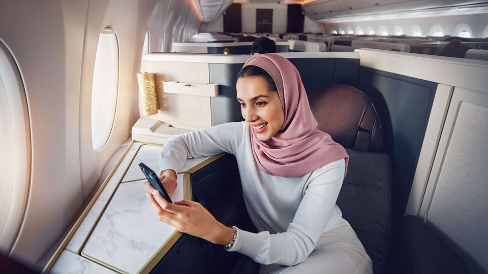 Etihad Airways now offers free inflight messaging to Etihad Guest members.