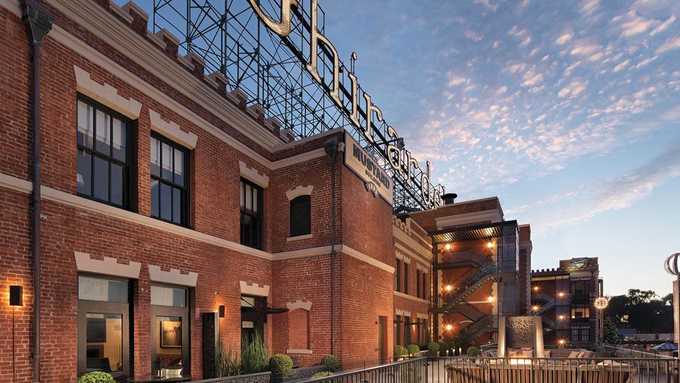 Industrial-chic style at Fairmont Heritage Place, Ghirardelli Square.