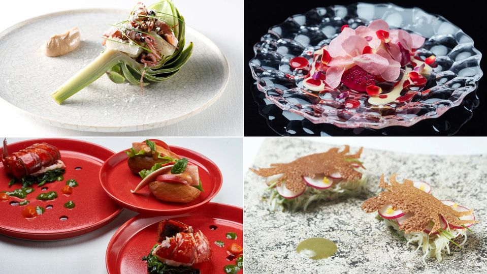 A selection of Ta Vie's artfully-plated dishes.