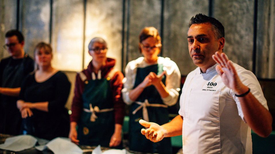Join Johnny Di Francesco to learn the secrets of classic Napoli pizzas.