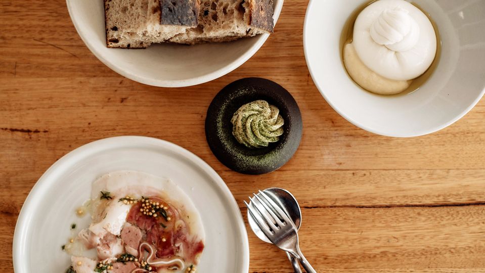 Dishes at The Agrarian Kitchen are beautiful to look at and to taste.. Anna Critchley