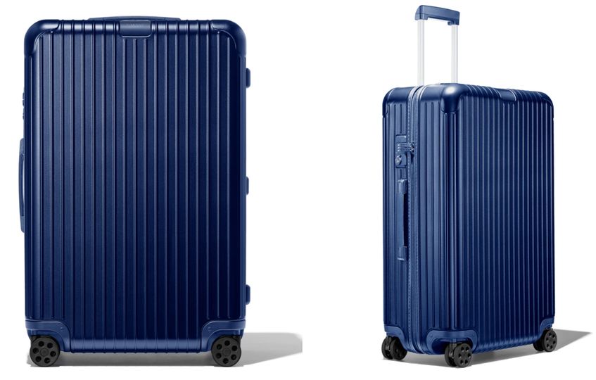 The grooved exterior is instantly recognisable as a Rimowa.
