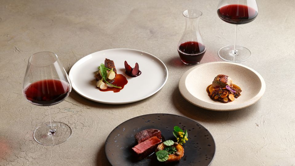 The menu at Aria is designed in tune with the seasons.. Steven Woodburn