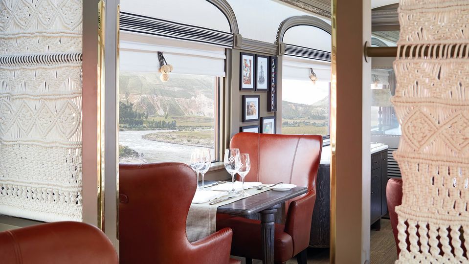 Peruvian flavours are front and centre in the two dining cars: Llama and Muna.