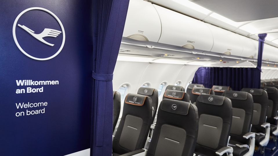 Lufthansa is one of the many airlines where EuroBusiness the the norm on single-aisle jets.