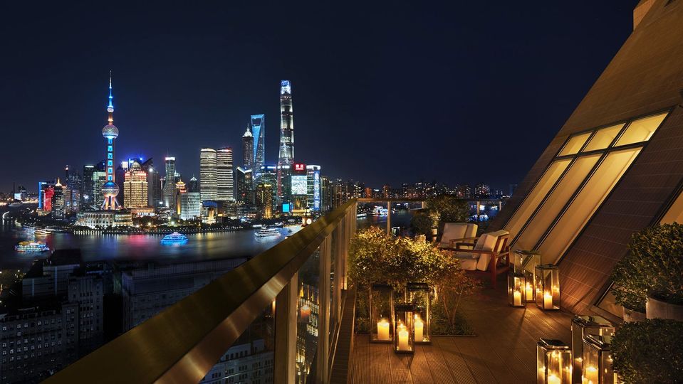 The Terrace Suite at Edition, Shanghai.