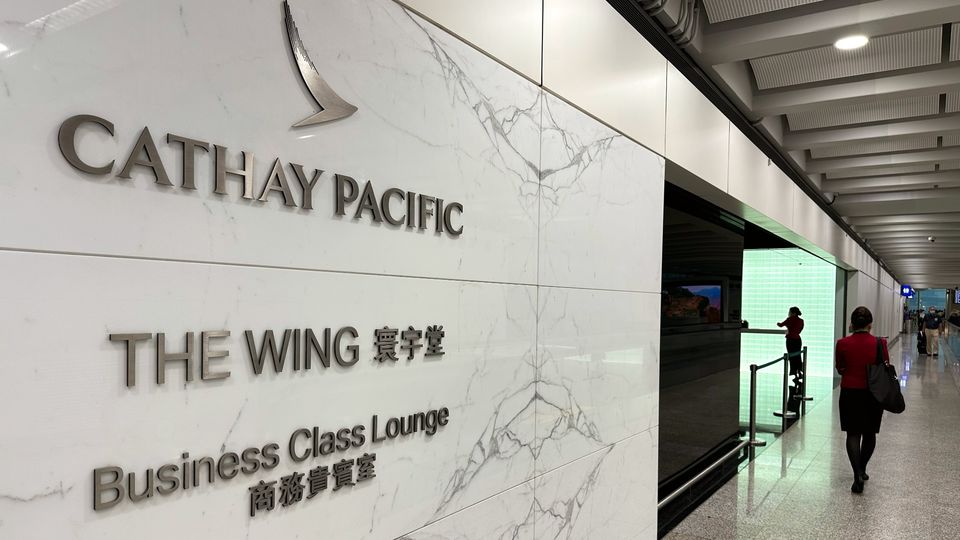 Cathay Pacific's The Wing Business lounge is a go-to for business class flyers.