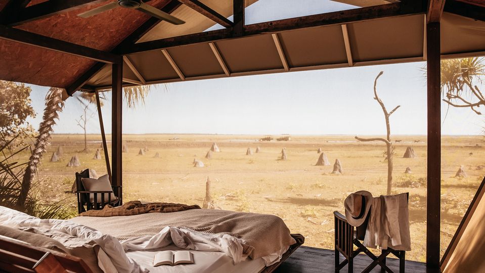 Bamurru Plains' new Jabiru Retreat brings a taste of African adventure to the outback.