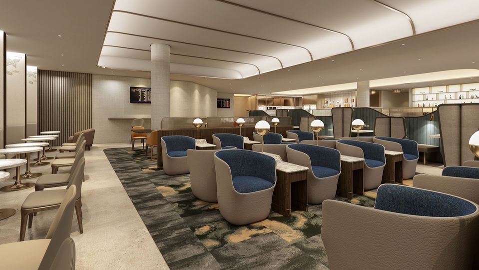 Singapore Airlines' all-new SilverKris Perth lounge (concept image).