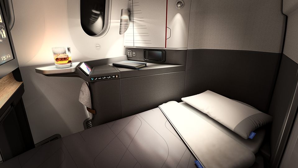 American Airlines' new Boeing 787 Flagship Suites business class.