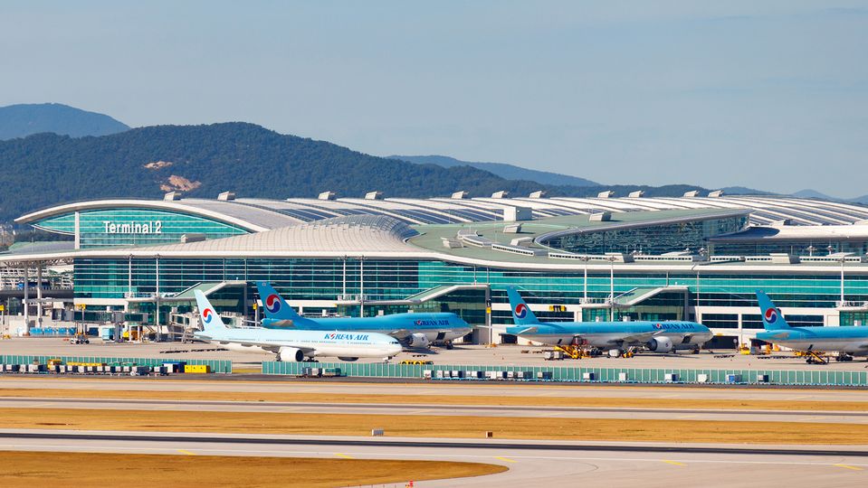 Incheon is around an hour from downtown Seoul.