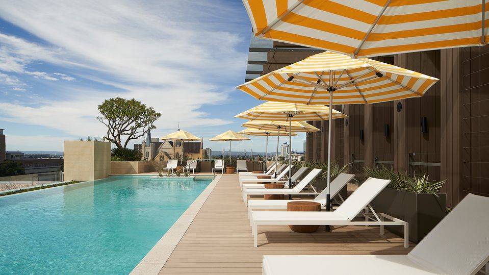 An infinity rooftop pool and 24 hour WestinWORKOUT fitness studio are also available.