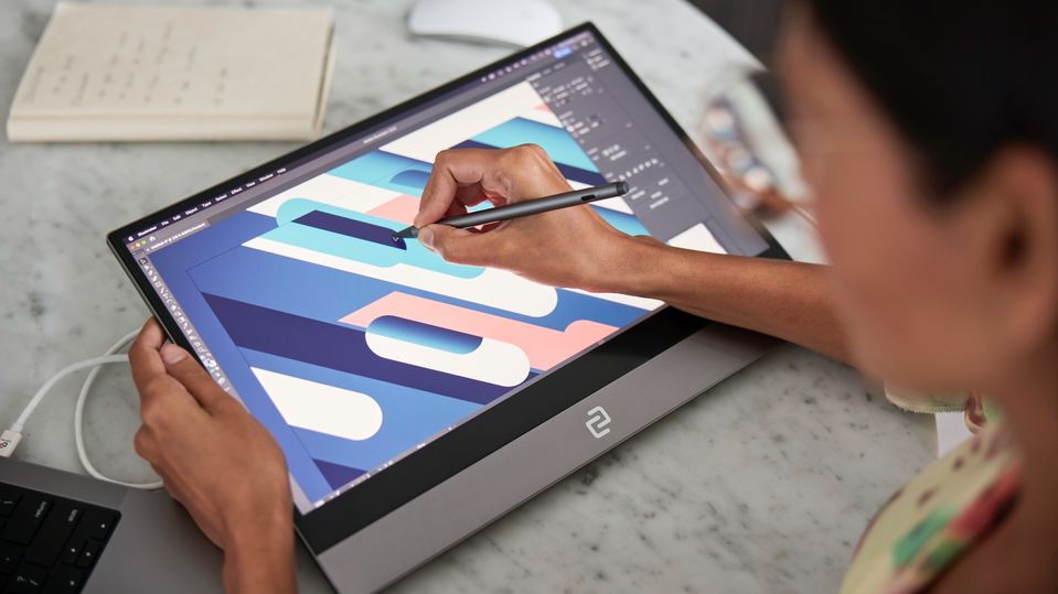 Partner the Espresso display with a stylus for powerful and responsive graphics on the go.