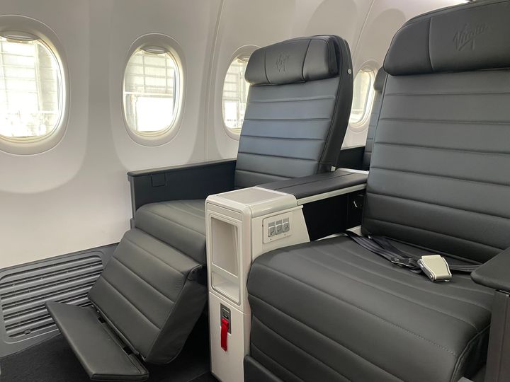 Is this the business class seat we'll see on Virgin's Boeing 737 MAX?