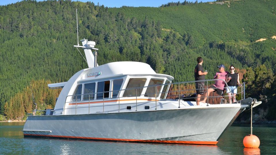 Marlborough Sounds is a collection of ancient sunken river valleys filled with the waters of the Pacific.