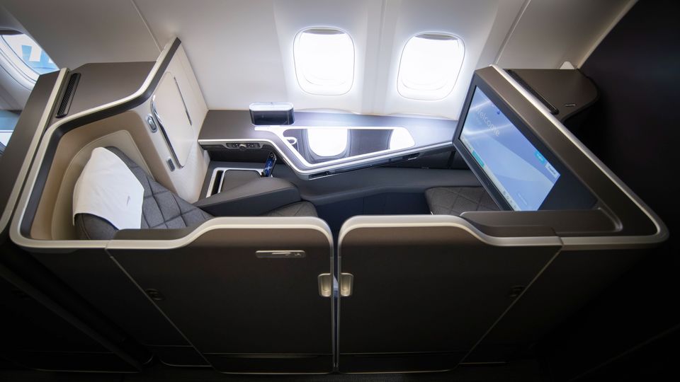 BA's latest first class added a door to the Boeing 787 First suite.