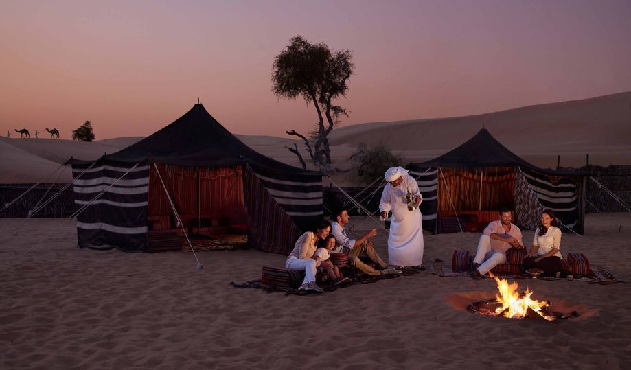 Your night in the desert will be nothing short of luxurious.