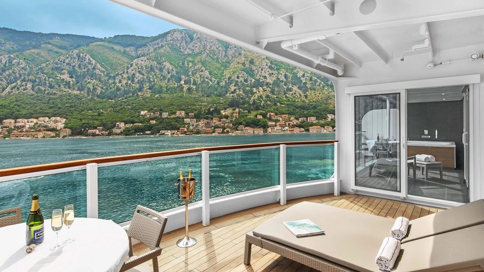 Seabourn Ovation is home to 300 exquisitely-furnished suites.