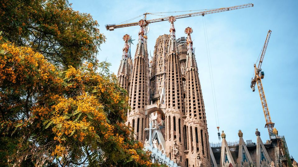 Construction of the iconic Sagrada Familia begun in 1882, and is set for completion in 2026.