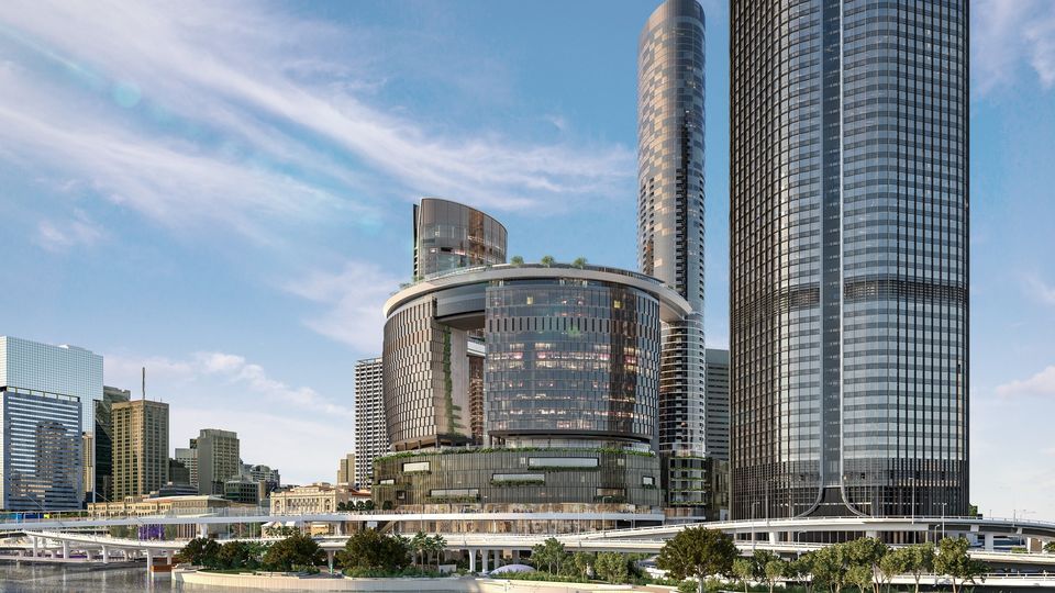 An exterior concept image of The Star Brisbane.