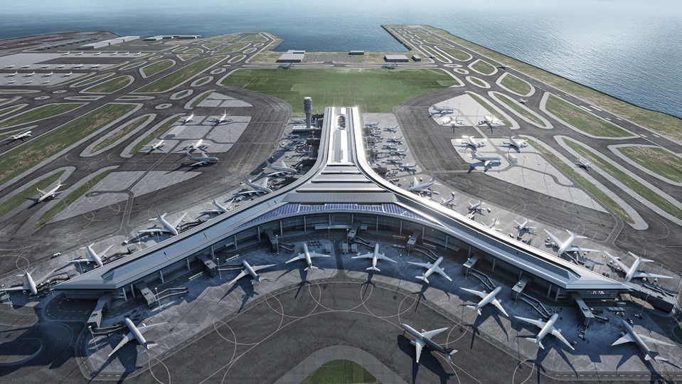 The dedicated Terminal 2 concourse will sport some 60 aircraft gates plus lounges, shops and more.