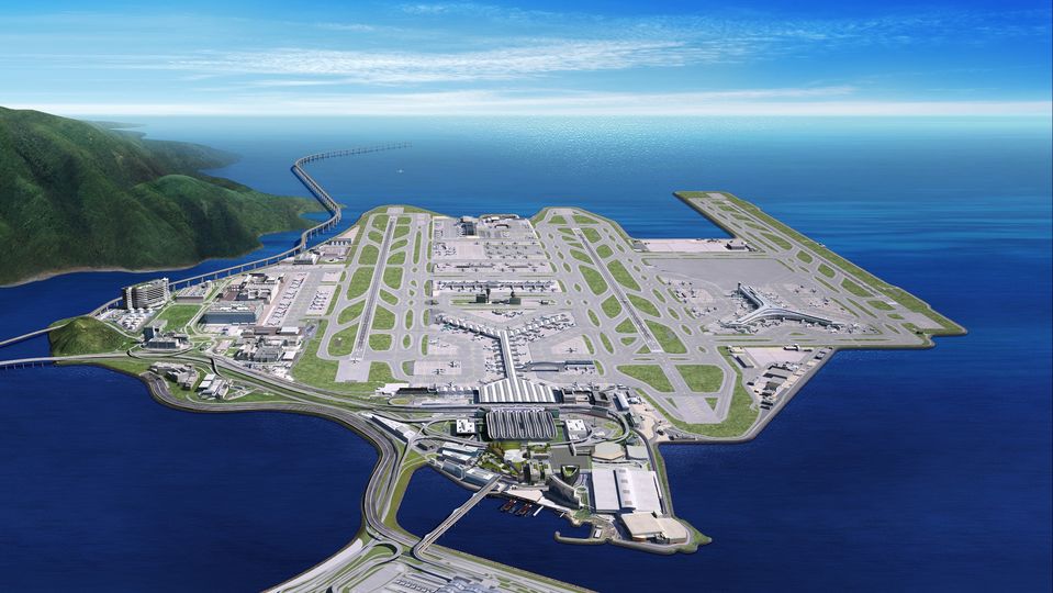 The new shape of Hong Kong International Airport come 2025.