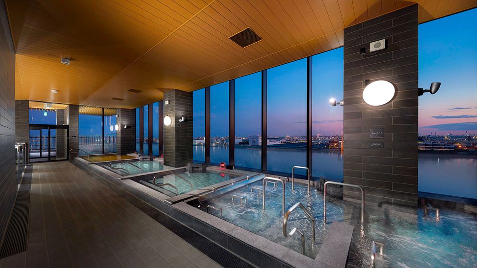 Soaking in the view.