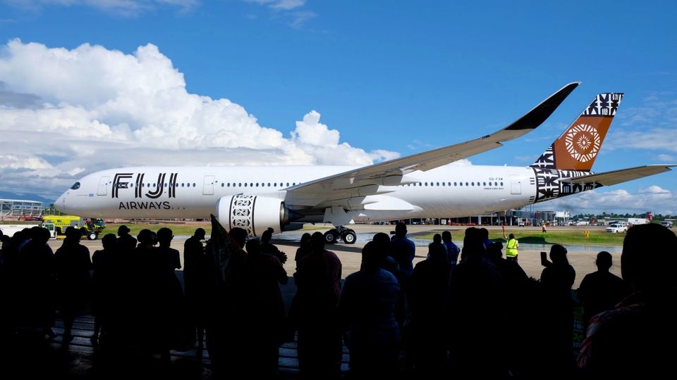 Island of Beqa arriving at the Fiji Airways Hangar on August 15.