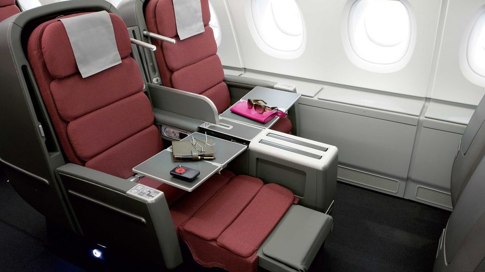 For now, one Qantas A380 retains its original business class Skybeds.