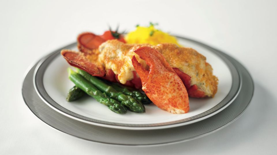 Lobster Thermidor is one of Singapore Airlines' signature dishes.