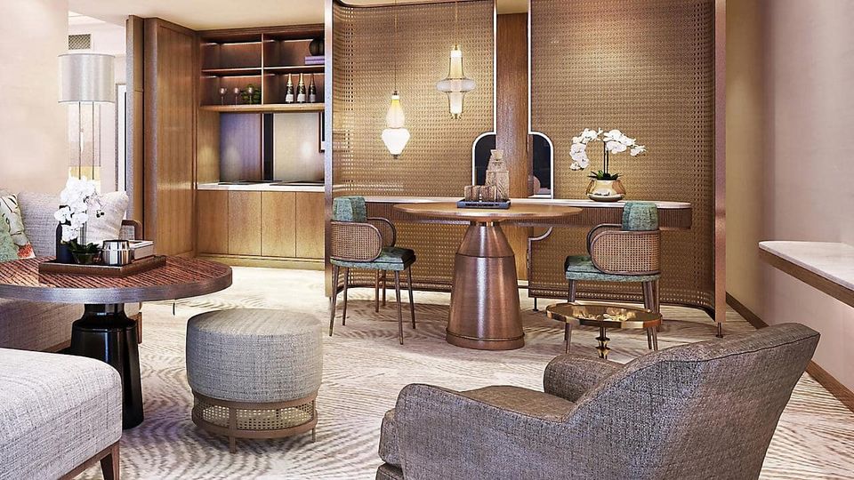 The Mandarin Oriental Singapore's Residential Suites are available with one, two and three bedrooms.