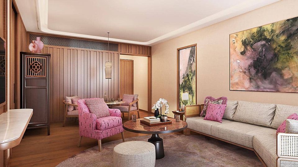 One of the Mandarin Oriental Singapore's new-look Marina Bay Suites.