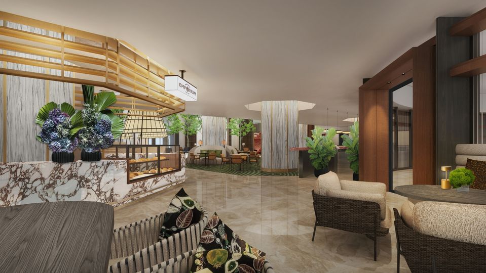 The new Pacific Emporium brings together dining, drinking and shopping.