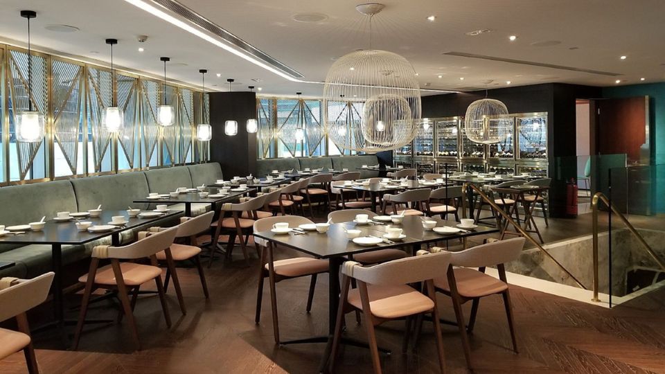 The dining room at The Refinery.