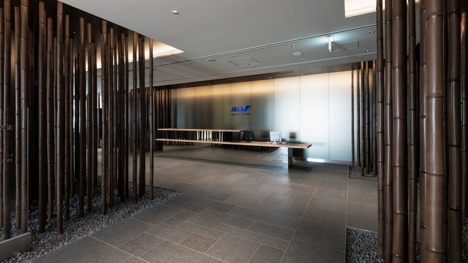 The first class ANA Suite Lounge.
