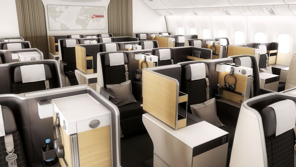 Swiss helped popularise business class throne seats on its long-range international fleet.