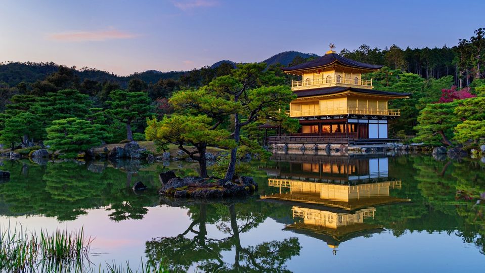 Kinkaku-ji. Arguably Kyoto's most famous site.